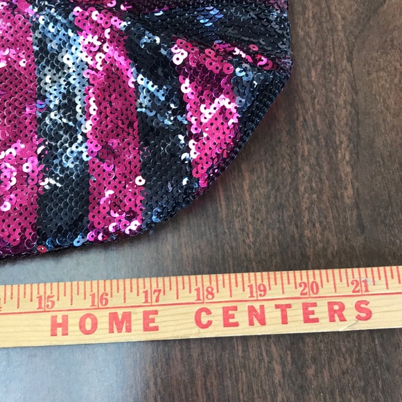 PINK Victoria’s Secret Sequined Pink Black… - Picture 6 of 11